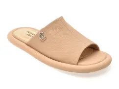 Papuci FLAVIA PASSINI gri, 5254, din piele naturala imagine