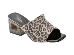 Papuci FLAVIA PASSINI gri, H694, din piele intoarsa imagine