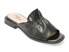 Papuci FLAVIA PASSINI negri, 5394, din piele naturala imagine