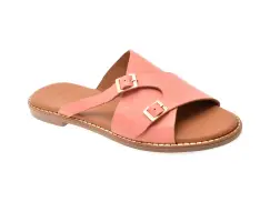 Papuci FLAVIA PASSINI roz, 2921013, din piele naturala imagine