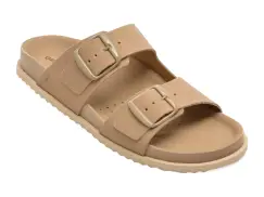 Papuci GEOX gri, D558RA, din piele intoarsa imagine