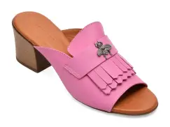 Papuci GOLD DEER fucsia, 13174, din piele naturala imagine