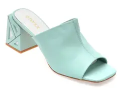 Papuci GRYXX albastri, A212, din piele naturala imagine