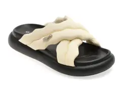 Papuci GRYXX albi, L282K, din piele ecologica imagine