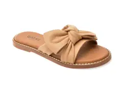 Papuci GRYXX bej, 210011, din piele naturala imagine