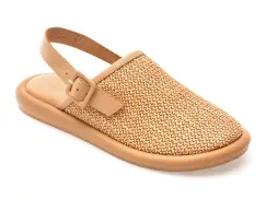 Papuci GRYXX bej, 459940, din material textil imagine