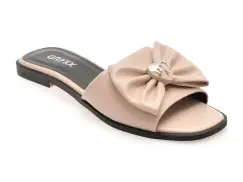 Papuci GRYXX bej, 82909, din piele ecologica imagine