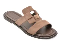 Papuci GRYXX gri, 1766293, din piele intoarsa imagine