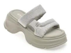 Papuci GRYXX gri, 47393, din material textil imagine