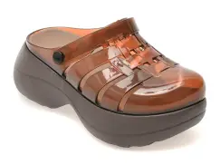 Papuci GRYXX maro, 1017, din pvc imagine