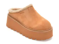 Papuci GRYXX maro, 2072, din piele intoarsa imagine