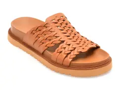 Papuci GRYXX maro, 452209, din piele naturala imagine