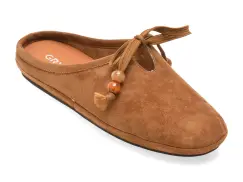 Papuci GRYXX maro, 683806, din piele intoarsa imagine