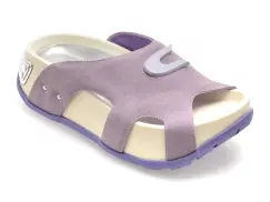 Papuci GRYXX mov, 2707, din piele intoarsa imagine