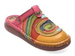Papuci GRYXX multicolor, Y3758, din piele naturala imagine