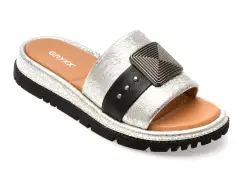 Papuci GRYXX negri, 220360, din piele naturala imagine