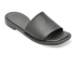 Papuci GRYXX negri, 4266501, din piele naturala imagine