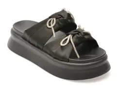 Papuci GRYXX negri, 923, din material textil imagine