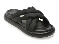 Papuci GRYXX negri, L282K, din piele ecologica imagine