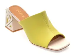 Papuci GRYXX verzi, A212, din piele naturala imagine