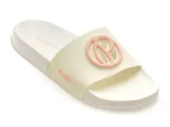 Papuci PEPE JEANS albi, LS70159, din pvc imagine