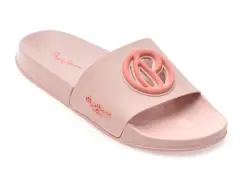Papuci PEPE JEANS roz, LS70159, din pvc imagine