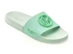 Papuci PEPE JEANS verzi, LS70159, din pvc imagine