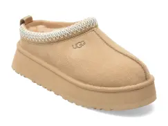 Papuci UGG gri, TAZZ II, din piele intoarsa imagine