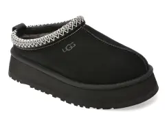 Papuci UGG negri, TAZZ II, din piele intoarsa imagine