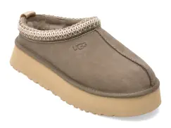 Papuci UGG verzi, TAZZ II, din piele intoarsa imagine