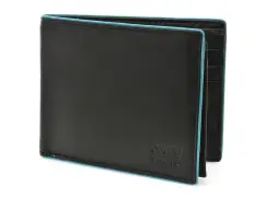 Portofel COVERI negru, C1121, din piele naturala imagine