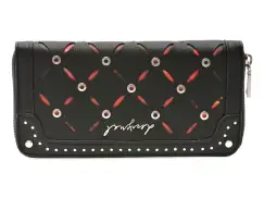 Portofel DESIGUAL negru, WAYP33, din piele ecologica imagine