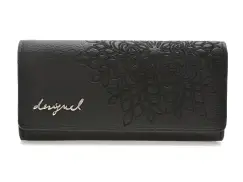 Portofel DESIGUAL negru, WAYP35, din piele ecologica imagine