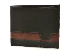 Portofel negru, IN1052, din piele naturala imagine