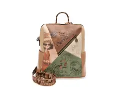 Rucsac JANET DENESE multicolor, 156, din piele ecologica imagine