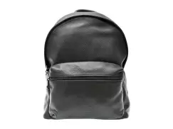 Rucsac MARIO FERRETTI negru, BB68, din piele naturala imagine