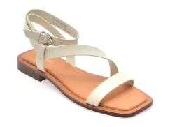 Sandale ALDO albe, 13966802, din piele naturala imagine