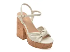 Sandale ALDO albe, ULIALDAN 121, din piele ecologica imagine