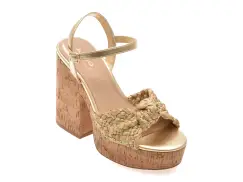 Sandale ALDO aurii, 13964808, din material textil imagine