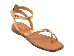 Sandale ALDO aurii, DARESSI 711, din piele ecologica imagine