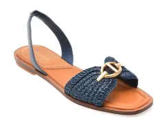 Sandale ALDO bleumarin, GOASSI 410, din material textil imagine