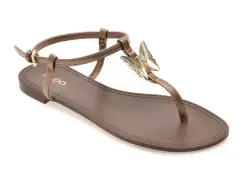 Sandale ALDO bronz, FARFALLINA 222, din piele ecologica imagine