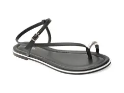 Sandale ALDO negre, JOMALI 001, din piele naturala imagine