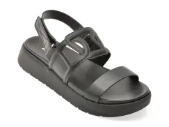 Sandale ALDO negre, ONUVIA 001, din piele naturala imagine
