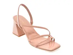 Sandale ALDO roz, ATLANTICUS 673, din piele ecologica lacuita imagine