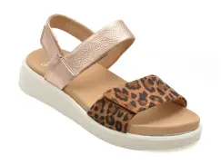 Sandale ARA bej, 21401, din piele naturala imagine