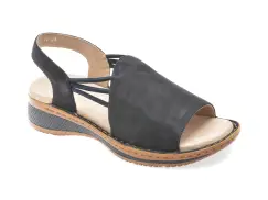 Sandale ARA bleumarin, 29005, din piele intoarsa imagine