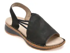 Sandale ARA negre, 29005, din piele intoarsa imagine