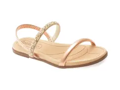 Sandale BEIRA RIO aurii, 8507103, din piele ecologica imagine