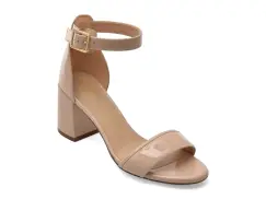 Sandale CLARKS gri, EZORIA MAE, din piele naturala lacuita imagine